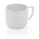 Taza promocional de cerámica moderna 350ml Ref.XDP43404-BLANCO/BLANCO 