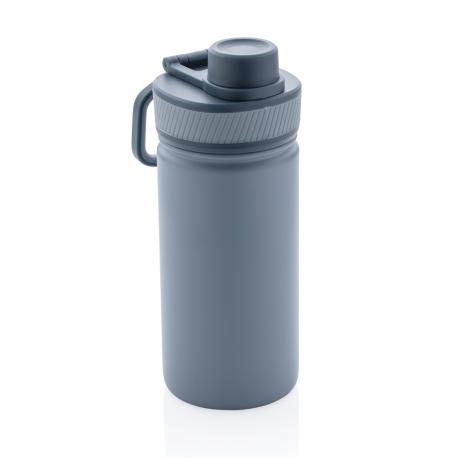 Botella de acero al vacío con tapa deportiva 550ml