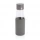 Botella de hidratación de vidrio Ukiyo con funda 600ml Ref.XDP43672-GRIS 