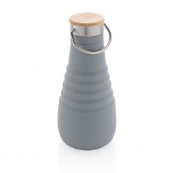 Botella plegable de silicona antigoteo