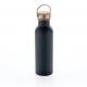Botella moderna de acero con tapa de bambú 700ml Ref.XDP43683-AZUL 