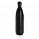 Botella de acero inoxidable al vacío de color sólido 1L Ref.XDP43691-NEGRO 