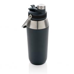 Botella al vacío 1L acero inoxidable con tapa doble función