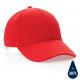 Gorra de algodón reciclado 6 paneles Impact Ref.XDP45330-ROJO 