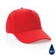 Gorra trazador AWARE™ 5 paneles Impact Ref.XDP45331-ROJO 