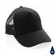 Gorra algodón cepillado 5 paneles Impact AWARE™ Ref.XDP45335-NEGRO 