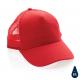 Gorra algodón cepillado 5 paneles Impact AWARE™ Ref.XDP45335-ROJO 