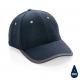 Gorra de algodón cepillado 6 paneles Impact AWARE™ Ref.XDP45336-AZUL MARINO 