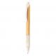 Bolígrafo de bambú & paja de trigo Ref.XDP61053-BLANCO 