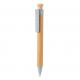 Bolígrafo de bambú con clip de trigo Ref.XDP61054-AZUL