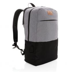 Moderna mochila portátil de 15.6" USB y RFID sin PVC