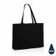 Bolsa personalizada de algodón reciclado Impact AWARE™ 145g/m2 Ref.XDP76265-NEGRO 