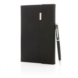 Set de libreta y bolígrafo Swiss Peak deluxe A5