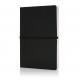 Libreta A5 con tapa blanda 14,5x1,3cm Deluxe Ref.XDP77302-NEGRO 