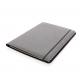 Portafolio de piel reciclada A4 Ref.XDP77419-GRIS 