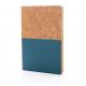 Libreta A5 de corcho y kraft 14x1,2cm Ref.XDP77433-AZUL 
