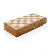 Juego de ajedrez plegable de madera de lujo
