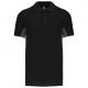 Polo de punto piqué manga corta bicolor hombre Ref.TTK232-NEGRO/GRIS OSCURO