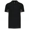 Polo de punto piqué manga corta bicolor hombre