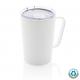 Taza al vacío RCS de acero inoxidable reciclado con asa Ref.XDP43305-BLANCO 