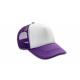 Gorra trucker 5 paneles Detroit Ref.TTRC089X-MORADO/BLANCO 