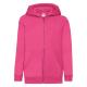 Sudadera classic cremallera y capucha niños (62-045-0) Ref.TTSC62045-FUCSIA