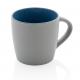 Taza de cerámica con interior de color 300ml Ref.XDP43400-AZUL/GRIS 