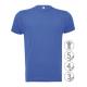 Camiseta de manga corta Premium 160g/m2 Ref.AB01002-AZUL ROYAL