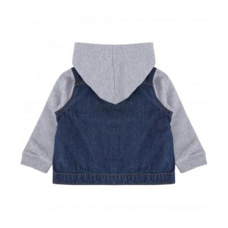 Chaqueta vaquera con capucha niños