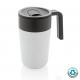 Taza con asa de PP y SS Reciclado GRS Ref.XDP43323-BLANCO 