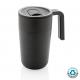 Taza con asa de PP y SS Reciclado GRS Ref.XDP43323-NEGRO 