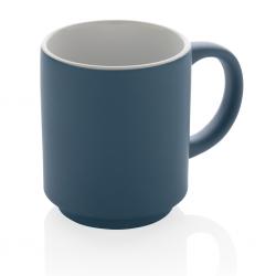 Taza apilable de cerámica