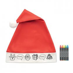 Gorro de papá noel para niños Bono paint