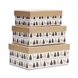 Set 3 cajas regalo de navidad Surprise