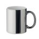 Taza promocional de cerámica metálica 300 ml Holly Ref.MDMO6607-PLATA BRILLO 