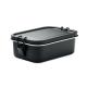 Fiambrera de acero inox Chan lunchbox colour Ref.MDMO6638-NEGRO 