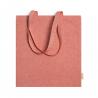 Bolsa 100% algodón reciclado de 120 g/m² en acabado jaspeado con asas largas de 70 cm RIVOLI