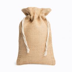 Bolsa estilo saco de yute natural PARMA