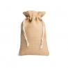 Bolsa estilo saco de yute natural FLAY