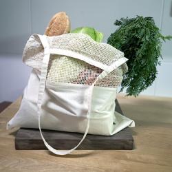 Bolsa para fruta línea eco 100% algodón de 180 g/m² LEAF