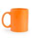 Taza de cerámica en color de 370 ml PAPAYA Ref.RMD4006-NARANJA 