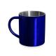 Taza metálica de doble pared con exterior a color KIWAN Ref.RMD4083-ROYAL 