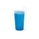 Vaso plegable de 230 ml ideal para eventos deportivos y mantenerte hidratado sin perder tiempo TRACK Ref.RVA4119-ROYAL 