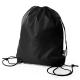 Mochila de cordones realizada en suave material RPET con esquinas reforzadas LARUS Ref.RBO7550-NEGRO 