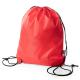 Mochila de cordones realizada en suave material RPET con esquinas reforzadas LARUS Ref.RBO7550-ROJO 