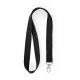 Lanyard de poliéster con mosquetón HOST Ref.RLY7053-NEGRO 