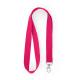 Lanyard de poliéster con mosquetón HOST Ref.RLY7053-ROSA CLARO 