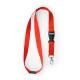 Lanyard de poliéster con mosquetón GUEST Ref.RLY7054-ROJO 