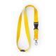 Lanyard de poliéster con mosquetón GUEST Ref.RLY7054-AMARILLO 