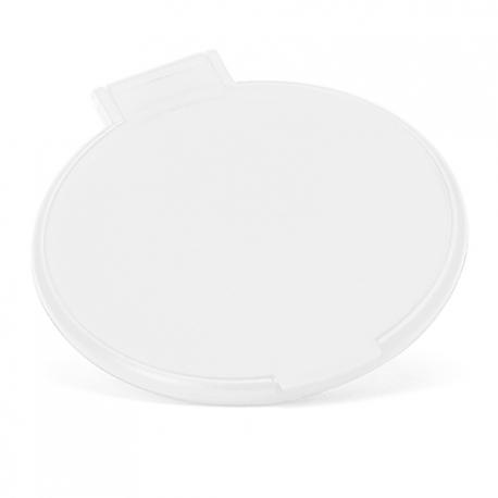 Práctico espejo plegable de bolsillo en color liso traslúcido GLAZE